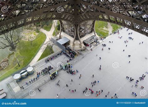 Paris France March 23 2016 French People And Tourists Walk