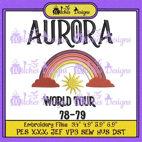Daisy Jones And The Six Summer Embroidery Aurora World Tour