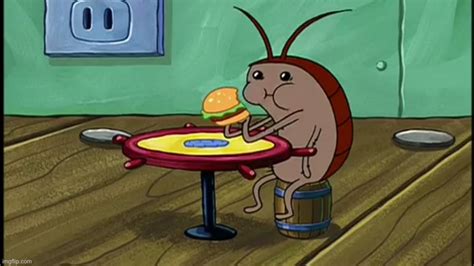 Spongebob Cockroach Eating Imgflip