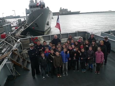 Visite Du Bâtiment école Panthère De La Marine Nationale Ecole Notre Dame Fouesnant