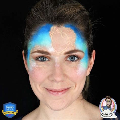 Frozen Elsa Face Paint Step By Step By Elodie Ternois Elsa Face