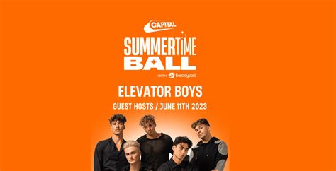 Tiktok Stars The Elevator Boys Join Capitals Summertime Ball With Barclaycard As Guest Hosts
