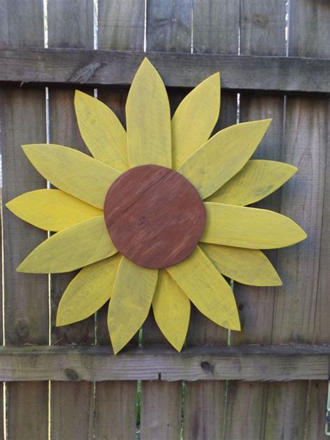Flower Power Hand Painted Giant Sunflower For Inside Outside Etsy
