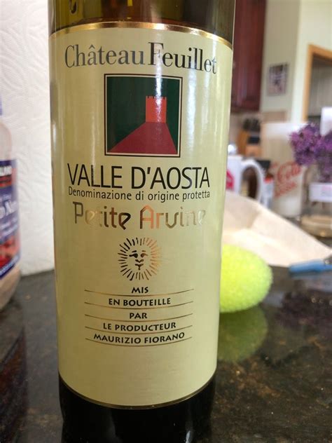 2021 Chateau Feuillet Petite Arvine Valle Daosta Italy Valle Daosta