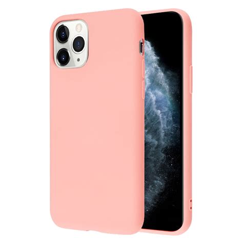 Liquid Silicone Protective Case For Iphone 11 Pro Pink
