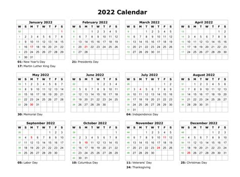 2022 Printable Monthly Calendar Free Printable Calendar 2021 Free