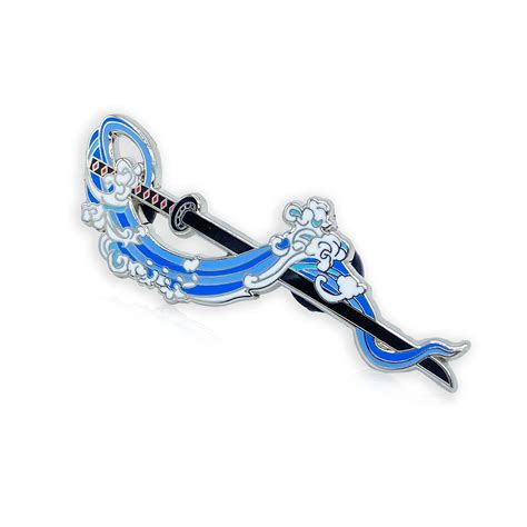 dwitucy Demon Slayer Kimetsu No Yaiba Tanjiro Lapel Pin Water Breathing