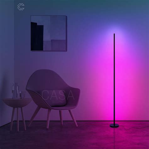 Nova Rgb Led Nordic Floor Lamp Modern And Minimalist Living Room