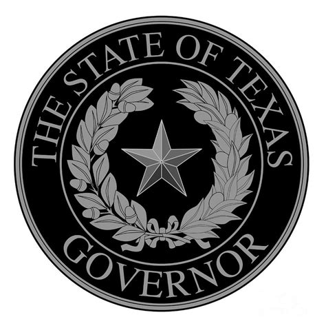 Texas State Governor Seal Digital Art By Bigalbaloo Stock