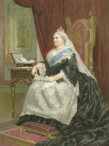 Queen Victoria In 1887 Stock Image Look And Learn