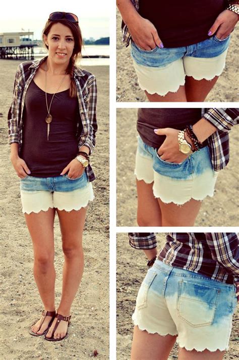 Perfect Diy Shorts Redesign Projects Diy Shorts Diy Summer Clothes Upcycle Clothes
