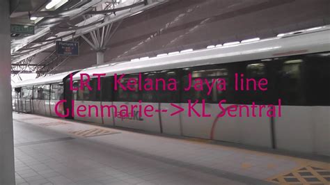This main transportation hub is widely known by the locals and foreign tourists as it. LRT Kelana Jaya line-Glenmarie to KL Sentral - YouTube