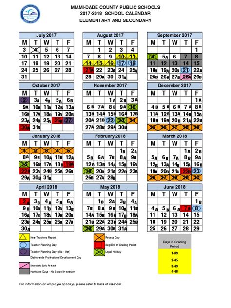 Revised Ab Calendar 2017 2018 Academic Term Schools