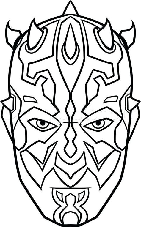 Darth Maul Coloring Maul Coloring Page Awesome Free Coloring Pages