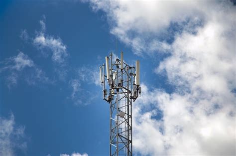 Premium Photo Telecommunications Tower With 4g 5g Transmitters
