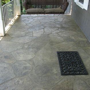 The installation of concrete patio is relatively easier as compared to the flagstone patios. Stamped Concrete To Look Like Flagstone Design Ideas ...