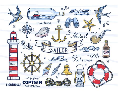 Nautical Clipart Nautical Png Files Lighthouse Clipart Sailor Clip Art