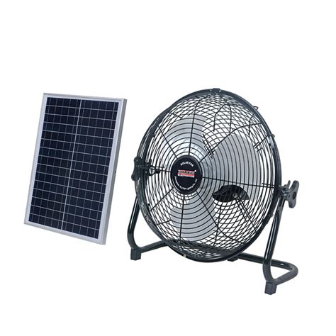 Alltop Energy Saving 10 Inch 24w Solar Panel Indoor Outdoor Rechargeable Solar Fan Alltop