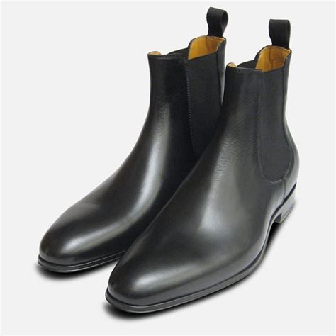 Black Leather Chelsea Boots For Men Ebay