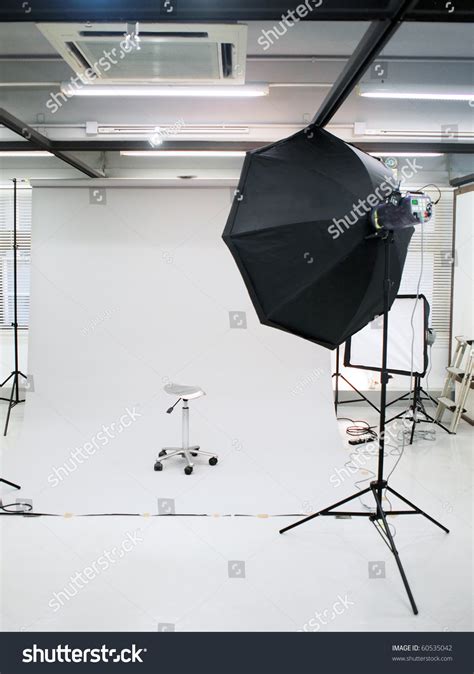Professional Photography Studio Setup With Flash Lighting