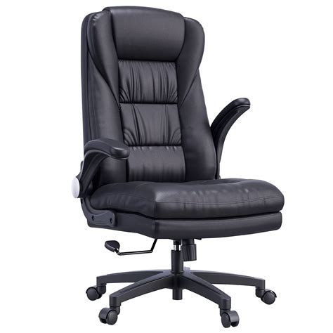 buy hbada ergonomic executive office chair high back pu leather swivel desk chair extra padded