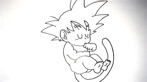 How Draw Saiyan Dragon Ball 08 Goku Dibujo A Lapiz Di
