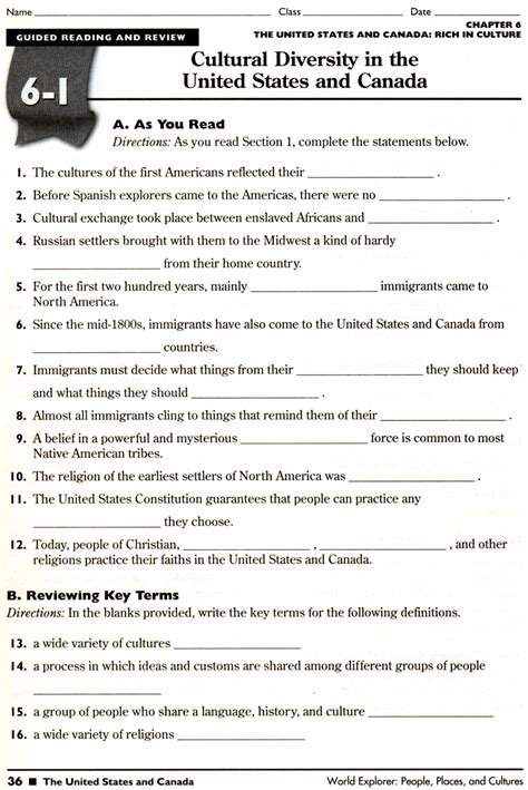 7th Grade Social Studies Worksheets With Answer Key Tell