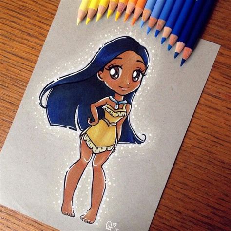 Pocahontas Chibis By Ltiachan Instagram Pocahontas