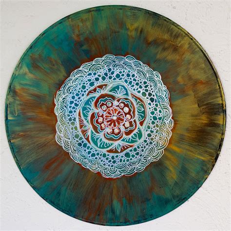Art Therapist Paints Mandalas On Vinyl Records Vinyl Record Art