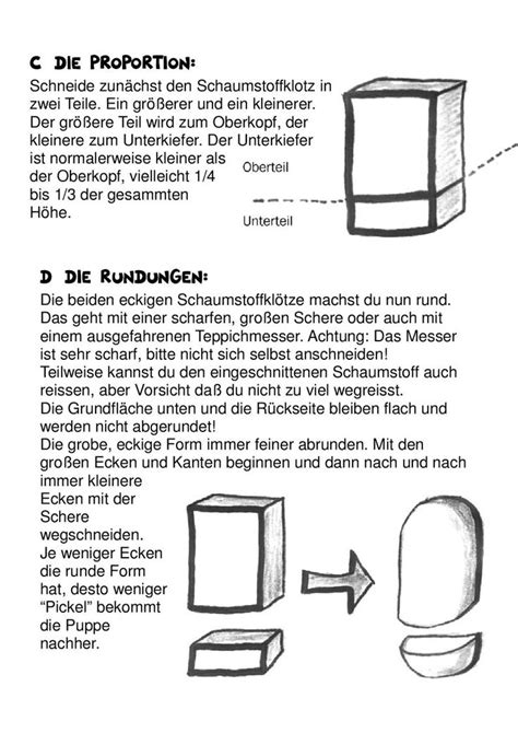 Wir erklären dir schritt für schritt, wie du am besten vorgehst. Bau einer Klappmaulpuppe | PDF to Flipbook | Rundung
