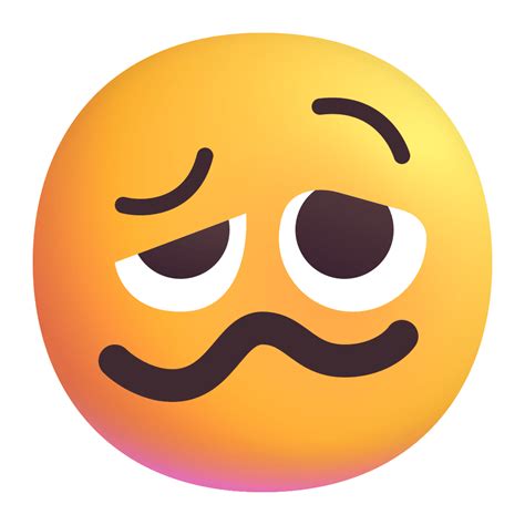Woozy Face 3d Icon Fluentui Emoji 3d Iconpack Microsoft