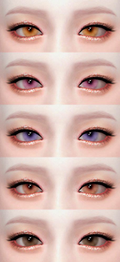 Yunseol Sims 4 Cc Eyes Sims 4 Cc Makeup Sims 4 Anime
