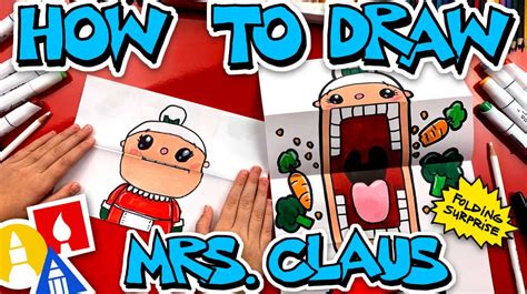 Art Hub For Kids How To Draw Santa Watch The Short Video And