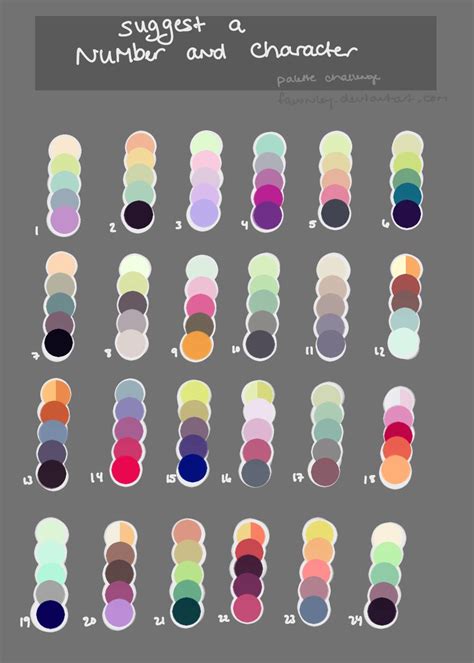 Palette Art Colour Pallette Color Palate Colour Schemes Color Combos Drawing Challenge