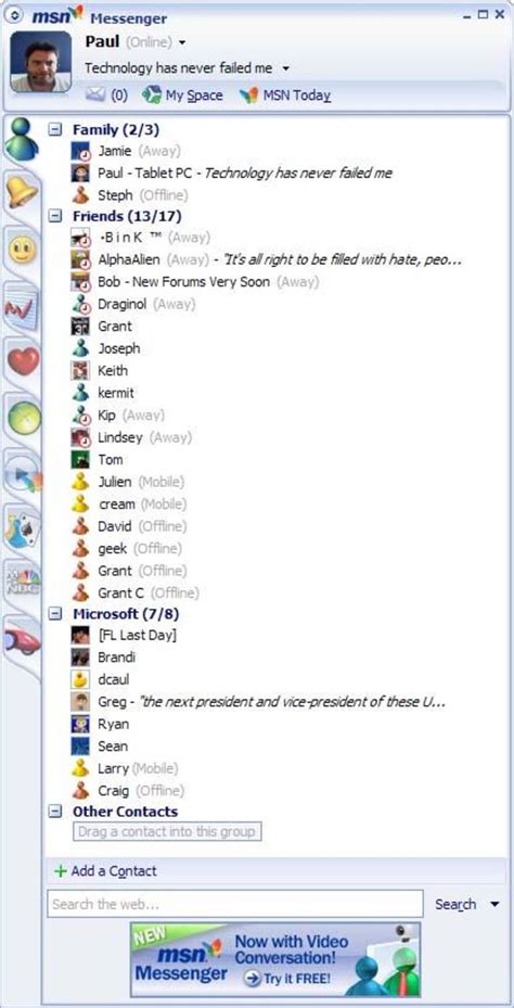 Please also post 32 bit of facebook messenger for my 32 bit desktop. MSN Messenger - Download