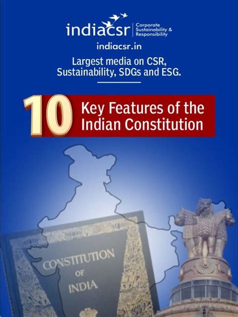 10 Key Features Of The Indian Constitution India Csr