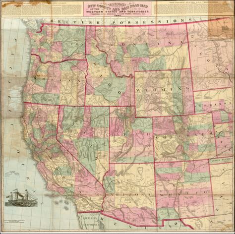 Detailed Road Map Of Western United States Printable Map Of Usa