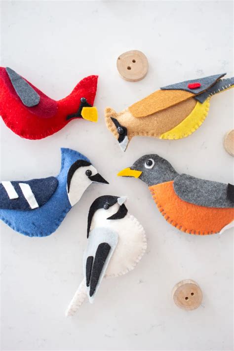 30 Printable Bird Sewing Pattern