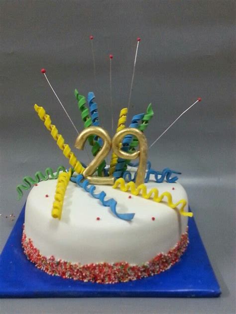 29th Birthday Cake 29th Birthday Cakes Birthday Cake 29th