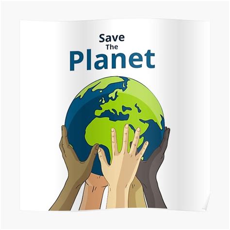 Save The Planet Poster By Caspern Redbubble
