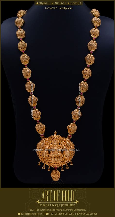 I'll tell you what i think and then you can make up your own mind. Gold Nagas Haram | Art of Gold Jewellery, Coimbatore