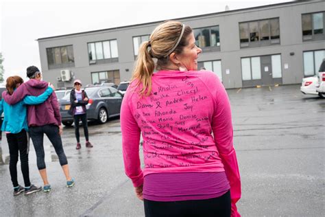 A Rivulet Of Pink Streams Through Eagle River During Virtual Alaska Run For Women Mini Race