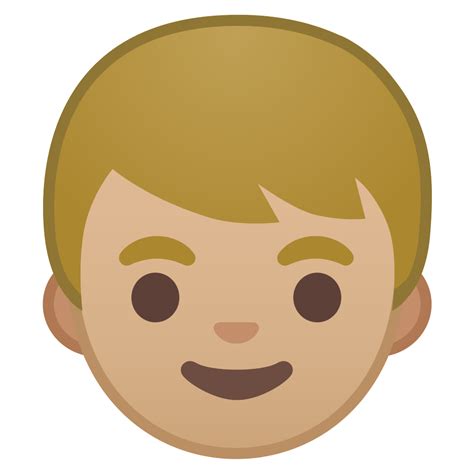 This emoji shows a human hand with the thumb extended and facing upward. Boy medium light skin tone Icon | Noto Emoji People Faces ...