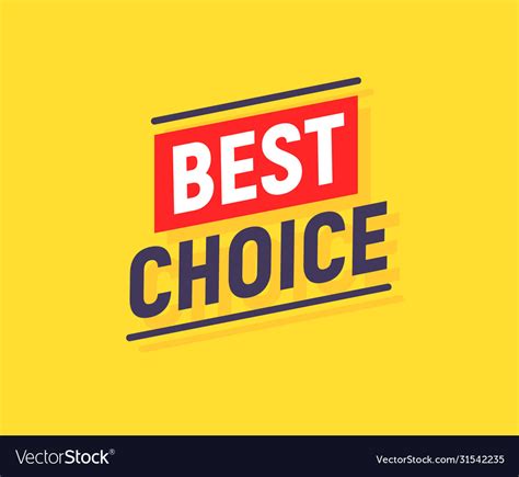 Best Choice Special Offer Yellow Background Banner
