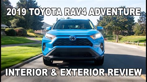 Brand New 2019 Toyota Rav4 Adventure Blue Flame Interior And Exterior