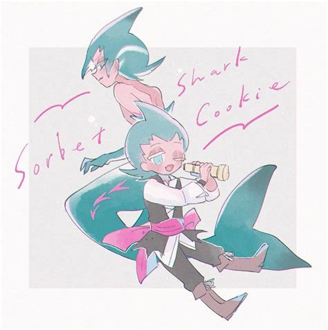 Sorbet Shark My Son In 2021 Cookie Run Happy Tree Friends Shark Cookies