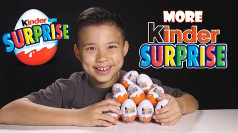 10 KINDER SUPRISE EGGS! Time to Open More Kinder Surprises ...
