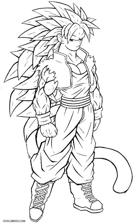 Free printable dragon ball z coloring pages for kids. Dragon Ball Z Coloring Pages Goku Super Saiyan 5 at ...