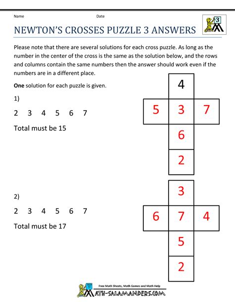 Our math worksheets for 3rd graders are great practice material and a useful resource for homeschooling parents as well as teachers. Math Puzzle Worksheets 3rd Grade