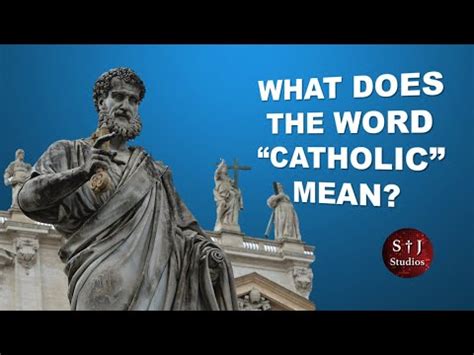 Do you mean what nationality is armenia mean to? if you meant that, they are mean to azerbaijanis and turks. What Does the Word "Catholic" Mean? - YouTube